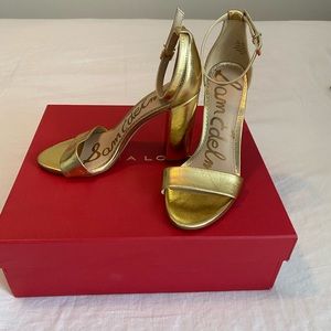 Sam Edelman gold heel